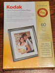 Kodak Ultra Premium Photo Paper 60 Sheets 10x15cm 4x6" High Gloss Sealed refm