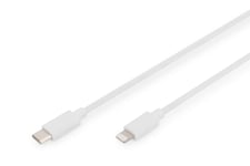 Digitus Lightning to USB-C data/charging cable, MFI-certified