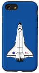 Coque pour iPhone SE (2020) / 7 / 8 Logo de la navette spatiale rétro de la NASA