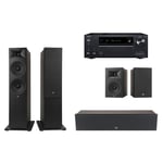 Onkyo TX-NR7100B Noir + JBL Pack Stage V2 280F Espresso 5.0