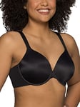 Vanity Fair Women's Light Lift Bra: Comfort Straps & No Poke Underwire (34b-44dd), Back Smoothing (78349) -Black, 44B