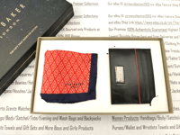 TED BAKER Card Holder & Pocket Square Gift Set Mens 2in1 Hankie Mini Wallet R£65