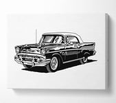 American Classic 3 Canvas Print Wall Art - Medium 20 x 32 Inches