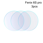 For Garmin Fenix 6 6s 6x Pro Sapphire Solar Screen Protectors 3pcs