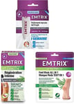 Emtrix - Hydrate, Nourrit et Exfolie Ongles et Pieds - Masque Pieds Tout en 1 - Crème pour Mycoses ou Psoriasis (10 ml) - Régénération Intense Ongles Abîmés avec Huile Essentielle (10ml)