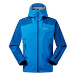 Berghaus Men's Paclite Peak Vent Waterproof Shell Jacket | Durable | Breathable Rain Coat, Limoges, 3XL