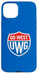 Coque pour iPhone 15 Plus University of West Georgia UWG Wolves Go West Shield Logo