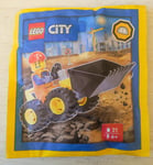 FIGURINE NEUF POLYBAG  LEGO CITY FOIL 952310 LE GRAND BULLDOZER CHARGEUR