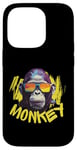 iPhone 14 Pro Angry Monkey King Gorilla Face Funny Graphic Men Women Kids Case