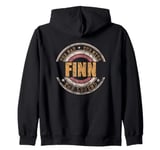 Mens Finn The Man The Myth The Legend First Name Finn Zip Hoodie