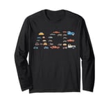 Ace Custom Name Personalized Classic Cars Boys Women Men Long Sleeve T-Shirt