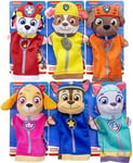 GG529	lot de 6 pcs : Paw Patrol Marionnette à main en peluche  14x26,5cm