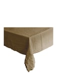 Dug-Hør Basic-Vasket Home Textiles Kitchen Textiles Tablecloths & Table Runners Brown Au Maison