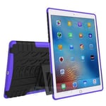 Apple iPad Pro 9.7    Heavy Duty Case    Purple