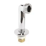 SOMATHERM FOR YOU, Raccord colonette laiton chromé MM 15/21-20/27 pour robinetterie murale, compatible baignoires 150mm, écrou collet battu, eau chaude/froide, finition argent