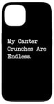 Coque pour iPhone 13 My Canter Crunches Are Endless Funny Equestrian Snack Humour