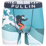 Boxers Pullin  Boxer Long Homme Microfibre JEROME Bleu