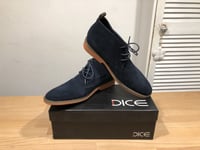 DICE Payton 44D286 Navy Suede Chukka Desert Shoes!SizeUK12! Only £19,90!