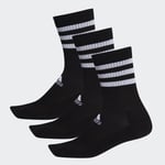Adidas ADIDAS 3-Stripes Cushioned Crew Socks Black 3-pack (37-39)