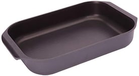 Ibili 401534 Duo plat à four / grill 40x26 cm Induplus, Noir