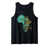 Africa Map Black Culture Pride African Roots South Africa Tank Top