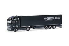 herpa Modèle Miniature de Camion Volvo FH 16 GL XL 2020 Camion frigorifique GESUKO, Échelle 1:87, Objet de Collection, fabriqué en Allemagne, Plastique