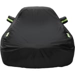 Bâche Voiture Exterieur Housse de Protection PEVA Couverture Imperméable Auto, Ouverte Latérale pour Cabine, Doublure en Coton Respirant, Anti UV