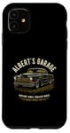 Coque pour iPhone 11 Albert's Garage Hotrod Voiture Classique Design Personnalisé