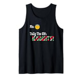 "Tally The Elf: NAUGHTY!" Innocent Funny Christmas Holiday Tank Top