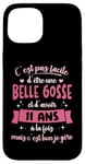 Coque pour iPhone 15 11 ans Cadeau Anniversaire Fille Belle Gosse Idée Cadeau