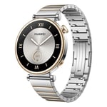 HUAWEI Watch GT 4 Montre Connectée Femme Jusqu'à 14 Jours d'autonomie - Compatible avec iOS et Android - Suivi de la fréquence Cardiaque - Montre Sport, SpO2 et GPS - 41MM Argent Version FR