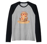 Pizza King Humor In Crust We Trust Funny Pepperoni Throne Raglan Baseball Tee