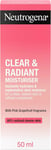 Neutrogena Clear & Radiant Moisturiser Daily Facial Cream for Dry Skin 1x 50ml