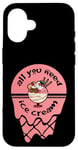 iPhone 16 Men Ice Cream Cart Women Ice Cream Clothes Youth Case