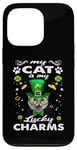 Coque pour iPhone 13 Pro My Cat Is My Lucky Charm Kitten St Patricks Day Cats Lovers