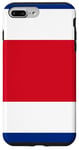 Coque pour iPhone 7 Plus/8 Plus Costa Rica Drapeau Cadeau costaricien pour les costariciens