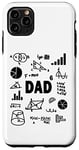 iPhone 11 Pro Max Dad 6 Times Dad of 6 Math Father to the 6th Power Case