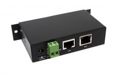 Exsys Ex-6007Poe, Gigabit Ethernet, 10 100 1000 Mbit/S, Ieee 802.3Af, Sort, 48 V, 300 G