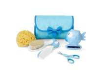 Chicco,Set igiene Bleu Mon Premier Beauty 5pz Accessoire Bain de Bébé Nouveau-Né