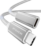 Câble D'Extension Usb C 1,8M,Nouvelle Version Typec 3.2 Mâle Vers Femelle Charge Rapide Et Transfert De Données Audio Pour Galaxy Tab S8,Pad,M1 M2 Mac Mini/Pro,Galaxy S22,Chargeur Mag-Safe[X992]