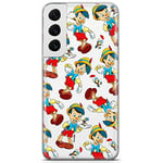 ERT GROUP Coque de téléphone Portable pour Samsung S22 Original et sous Licence Officielle Disney Motif Pinocchio 002 Parfaitement adapté à la Forme du téléphone Portable, partiel imprimé