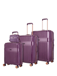 Rock Selene 8-Wheel Hard Shell Suitcase, Set of 4