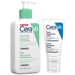 Duo Gel Moussant et Crème Hydratante Visage CeraVe