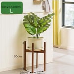 Blomsterhylla Elegant i Bambu med 1 hylla 50 x 28 cm - Stor