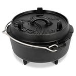 Petromax 1.6L Cast Iron Dutch Oven with Legs