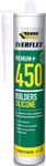 Everbuild Everflex 450 Premium+ Builders Silicone Sealant â Waterproof Seal â