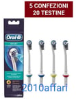 Oral B Oxyjet 4 Têtes de Rechange pour Oxyjet Hydropulseur - 20 Pièces