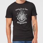 T-Shirt Homme J'attends Ma Lettre de Poudlard - Harry Potter - Noir - 3XL