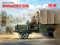 US Drivers (1917-1918) (100% New Moules ) 1:3 5 Figurine Plastique Model Kit Icm