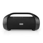 Nedis - Bluetooth® Party Boombox | 9.5 timer | 2.1 | 120 W | Medieafspilning: AUX | IPX5 | Kan parres | Bærehåndtag | Fest lys | Sort - SPBB340BK